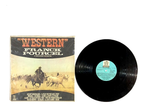 Franck Pourcel - Western - Lp Emi Odeon Uruguay 1972