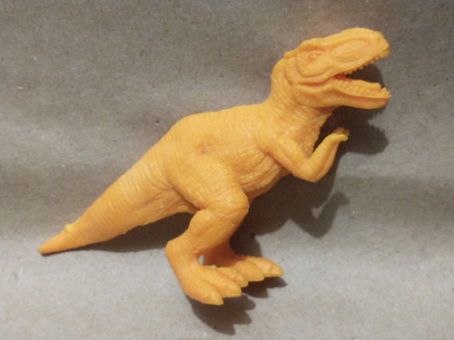 Dinosaurio Tiranosaurio Rex Plástico Color Naranja (Usado)