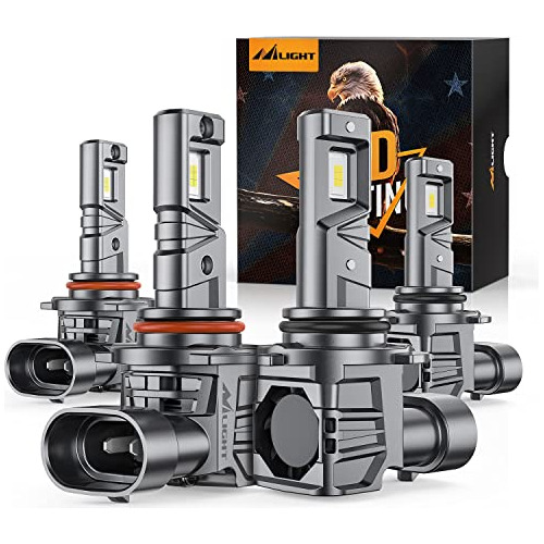 Faros 9005/hb3 9006/hb4, Combo De Bombillas Led Faros A...