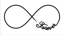 Comprar Calcomanía Ploteo Tuning Tatoo Infinito Forever 20 Cm.