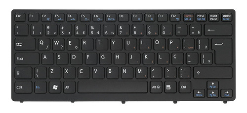 Teclado Para Notebook Sony Vaio Vpc-cw16fg/r - Preto