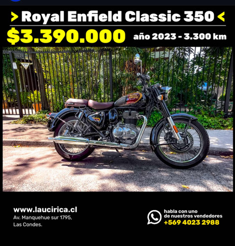Royal Enfield Classic 350 Con Carplay/ Androidauto