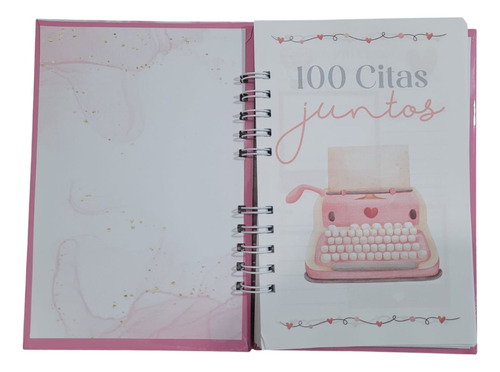 100 Citas Juntos Libreta Novios Esposos Regalo San Valentin