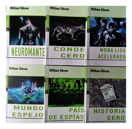 Pack W Gibson Trilogía Sprawl + Bigend / 6 Libros Nuevos!!!