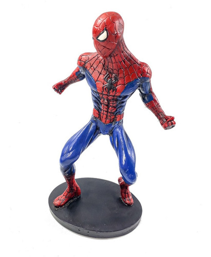 Imagem 2 de 6 de Personagem Filme Homem Aranha Em Resina Azul Vermelho