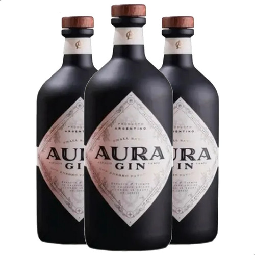 Gin Aura Handcrafted London Dry Pack X3