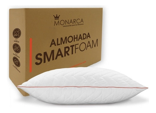 4 Almohadas Smart Foam Memory Foam 2 Estándar + 2 King Size