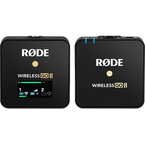 Micrófono Rode Wireless GO condensador omnidireccional negro
