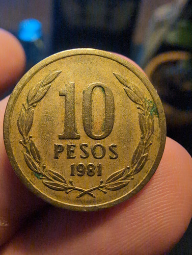 Moneda De 10 Pesos 1981 