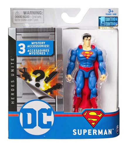 Muñeco Figura Dc Heroes Unite Articulado 10cm Con Sorpresas