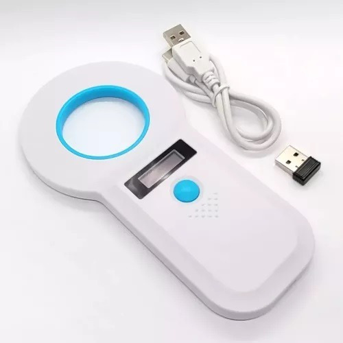 Leitor De Microchip C/ Bluetooth + 50 Microchips 2,12x12mm