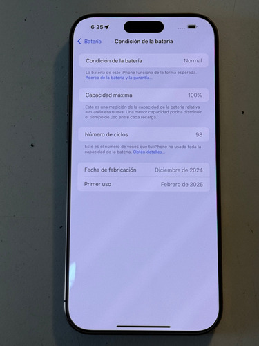 Appie Iphone 16 Pro Max Titanio Del Desierto-256gb-pila 100% Dorado Claro (Reacondicionado)