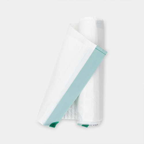 Paquete De 20 Bolsas De Plástico Basura 23-30l Brabantia Color Blanco