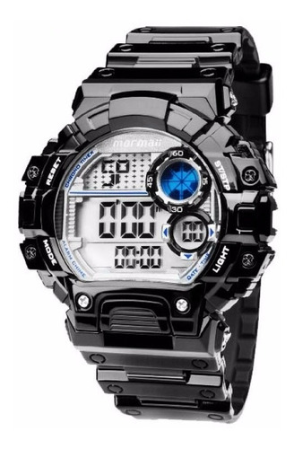 Mormaii Mo13613a/8p Relogio Masculino Passômetro Marca Passo Alarme Dual Time Brilho Wr100m 1 Ano Nf Pronta Entrega