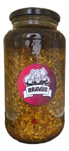 Molho Chimichurri Argentino Bravus - 3 Potes 780g