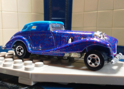 Priviet Clasicos Mercedes Benz 540k Morado Cel Hot Wheels Hw