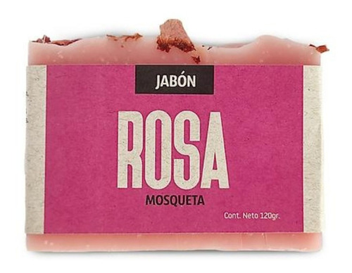 Jabón Rosa Mosqueta 120g Volviendo Al Origen Artesanal