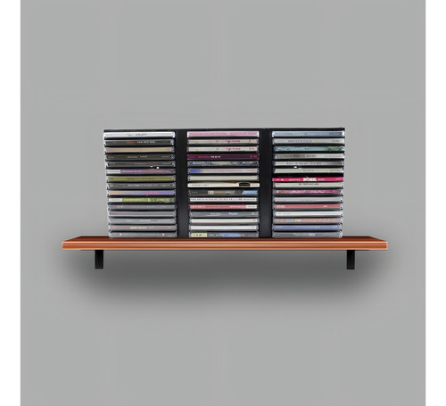 Porta Cd Organizer Suporte P/ 45 Newness Preto