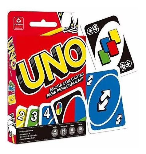 Uno Jogo Baralho Cartas Clássico Infantil Juvenil Original