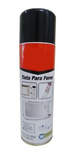 Tinta Spray Para Forno Microondas Ultra Forte Preta Preto