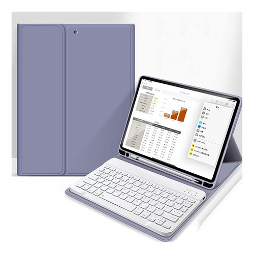 Funda Smart Case Con Teclado Para iPad Air 5ª Generación 10.