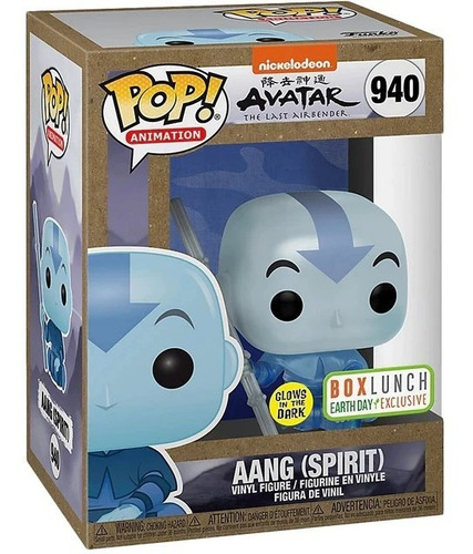 Funko Pop: Nick Avatar - Aang Spirit Glow (940) Exclusivo 