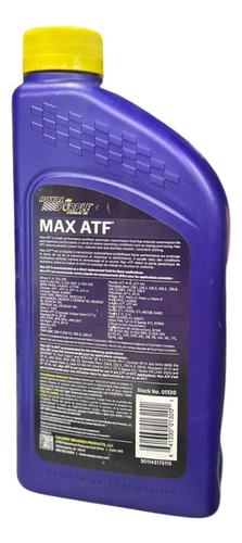Aceite Transmision Automatica Royal Purple Max Atf Sintetico