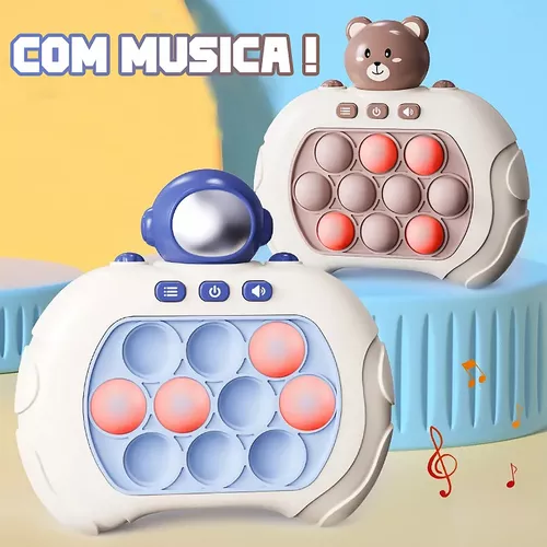 Pop-it Mini Game Infantil Brinquedo Apertar Jogo Da Memória