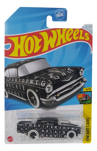 Hot Wheels 57 Chevy 121/250 Ed-2024 Usa C-23 Negro