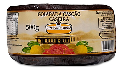Goiabada Cascão Caseira 500g Reserva De Minas 1 Pacote