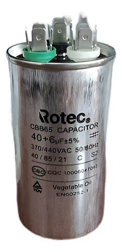 Capacitor 40+6 Aire Acondicionado