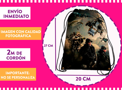 Bolo Recuerdos Dulceros Morralitos Tematica Militar 50 Pzs