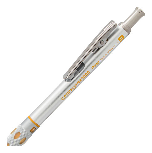 Lápiz Mecánico Pentel Graphgear 1000 Professional De 0,9 Mm Amarillo