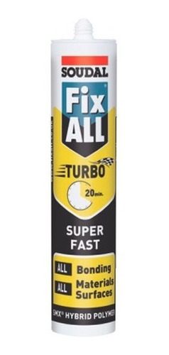 Pegamento Profesional Alta Calidad High Tack Fix All Turbo