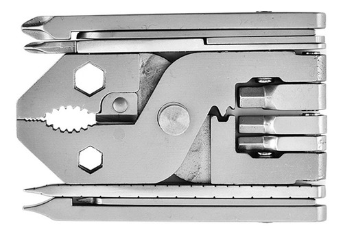 Alicates Compactos 25 En 1 Plegables De Acero Inoxidable