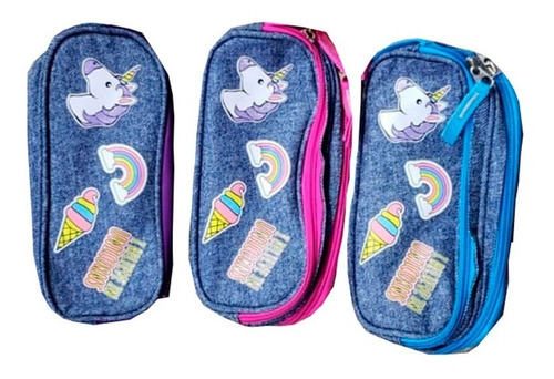 Imagem 7 de 7 de Mochila Escolar Menina Lancheira Estojo Unicórnio I Believe