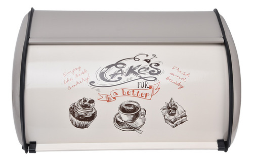 Contenedor Para Pan De Gran Capacidad Con Bonito Diseño, Pue
