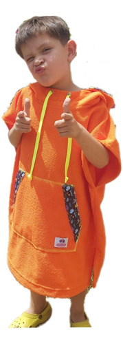 Poncho Toalla Cambiador Niños