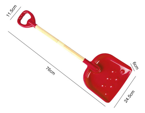 Pala De Arena Para Playa, Juguete De Playa, Rojo Oscuro