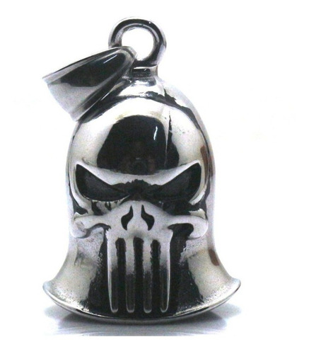 Campana Biker Bell Guardian Suerte Comic Skull