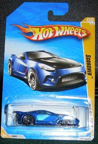 Hot Wheels 2010 Nuevos Modelos Dk Blue Scorcher 05 De 44 005