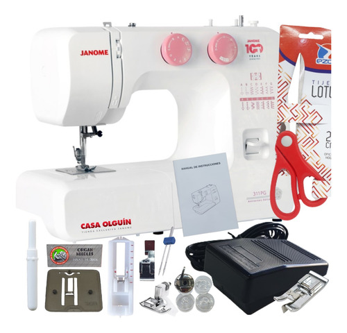 Janome 311 Pg Multifuncion Edición Limitada 100a Casa Olguín