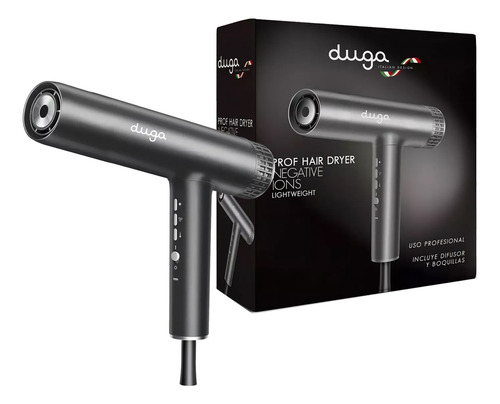 Secador De Pelo 3 Velocidades Profesional Duga D9 12c