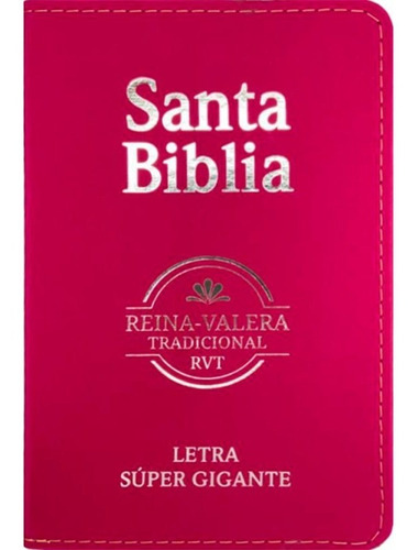 Bíblia Em Espanhol Rvt | Letra Supergigante | Couro | Fucsia