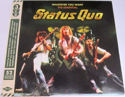 Status Quo - Whatever You Want The Essential Import Eu 3 Cd (Usado)