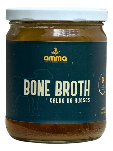 Caldo De Huesos Cordero 400ml Bone Broth Amma Orgánico