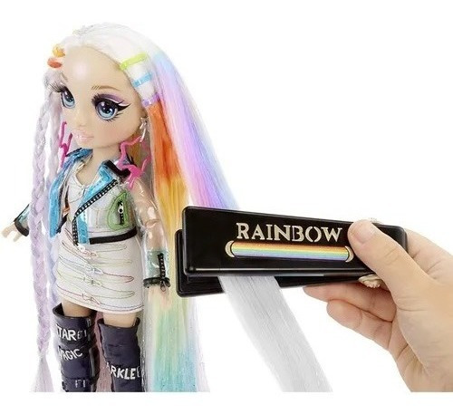 Imagen 5 de 8 de Rainbow High Hair Studio Muñeca Amaya Raine Original Wabro