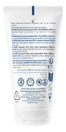 Fluido Anti-manchas Protector Melascreen 50fps+ 50ml Ducray