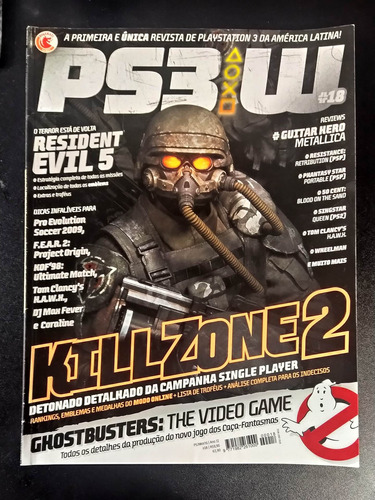 Revista Game Ps3w 18 Resident Evil 5 Killzone 2 Detonados (Usado)