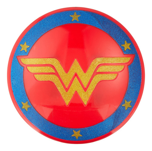 Rubies - Domestic 33640 Shield Rubie's Dc Super Hero Girls Wonder Woman Escudo, 12 Pulgadas, Talla Única Ns